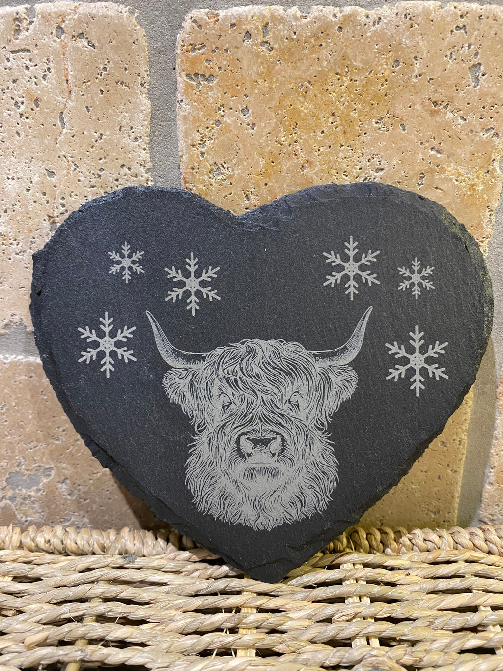 Highland Herd Heart Coaster (Boxed)