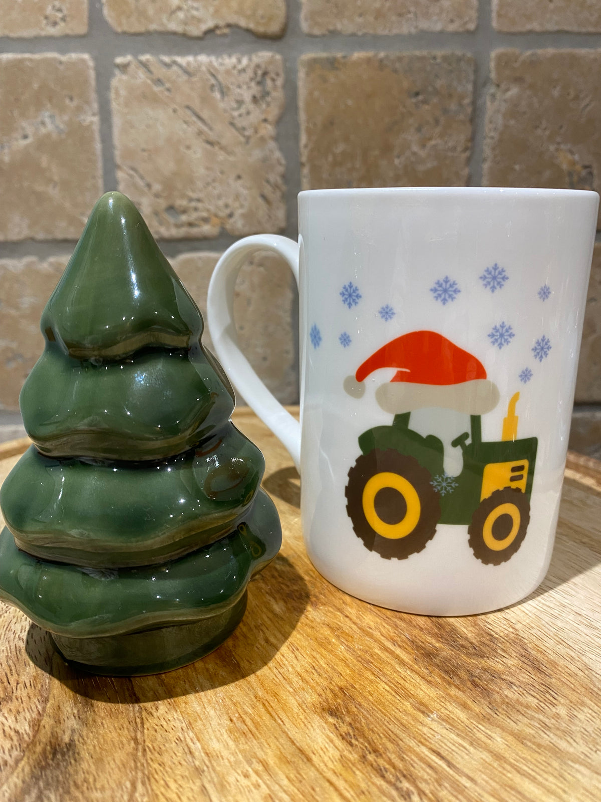 Xmas Tractor Mug