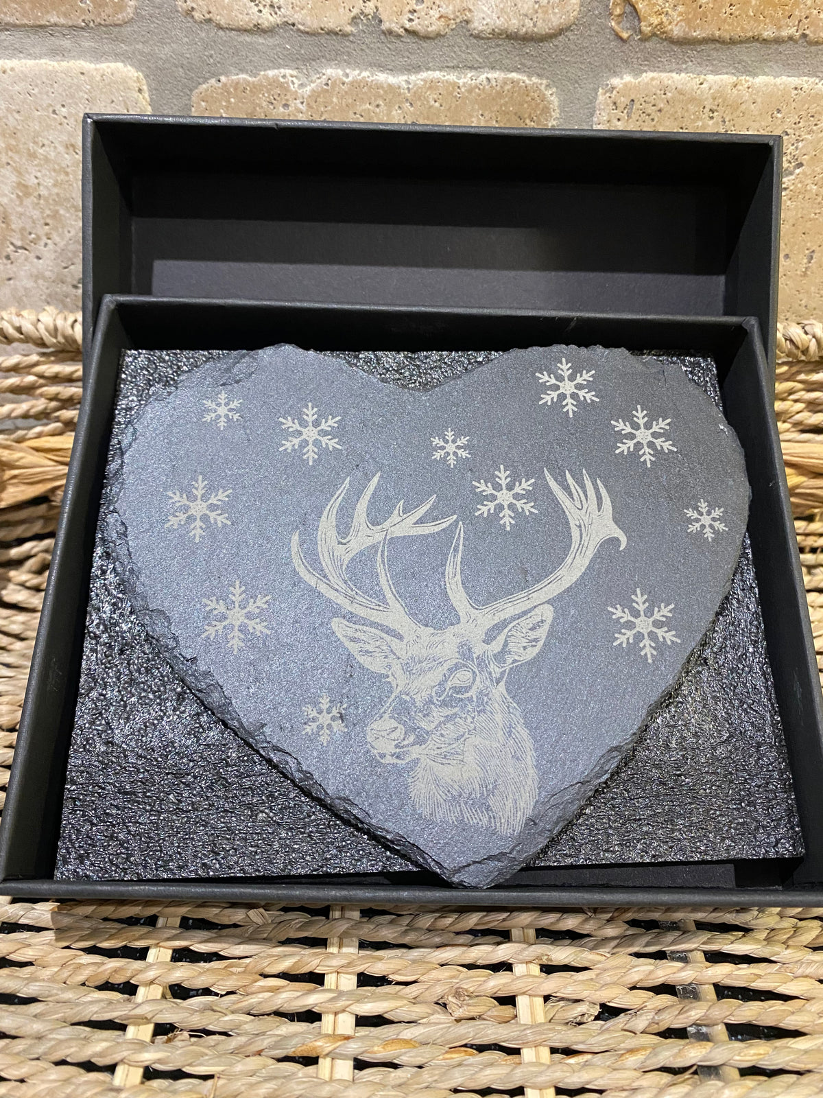 Stag & Stone Heart Coaster