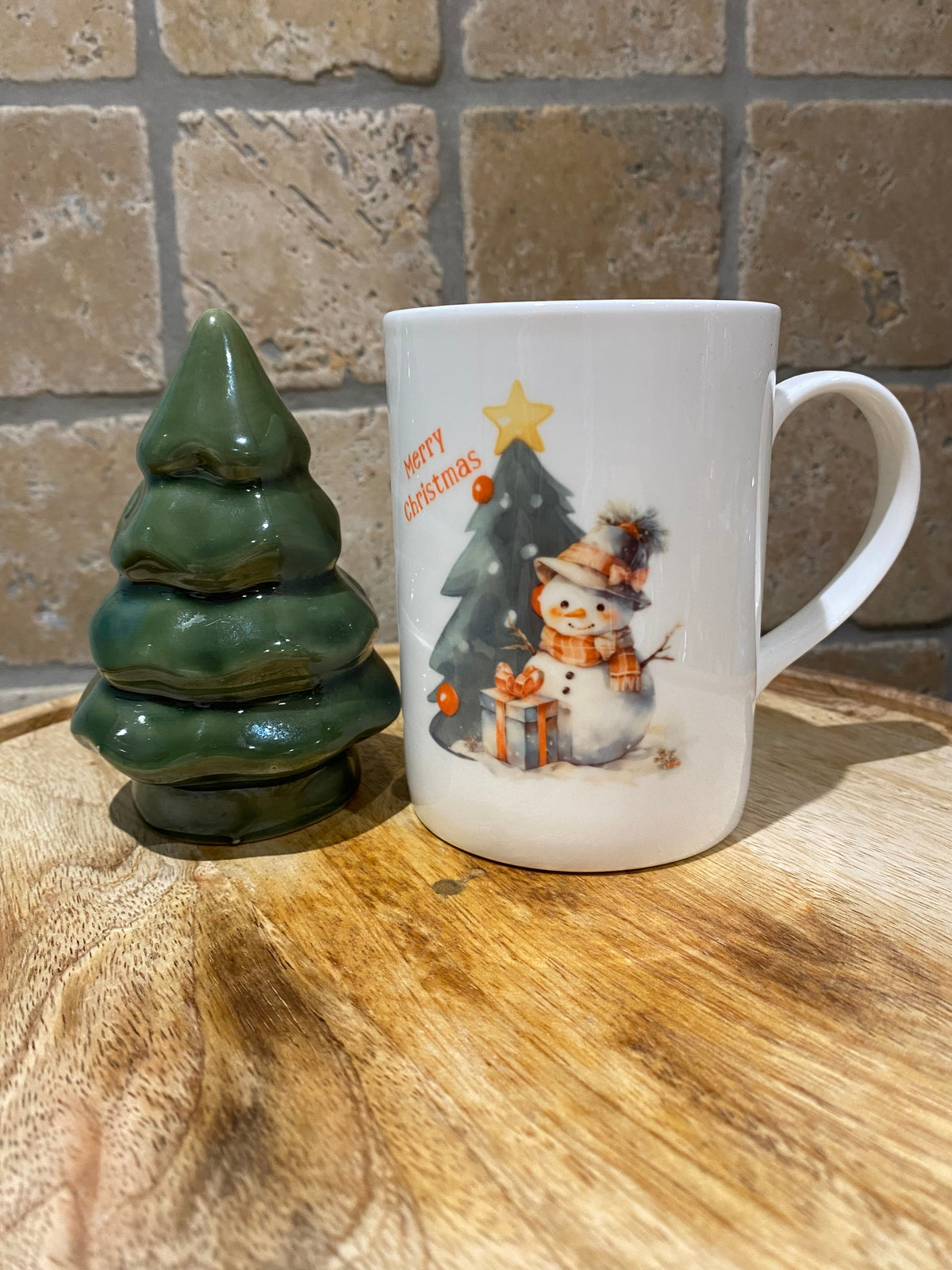 Atgofion Y Nadolig Snowman Mug