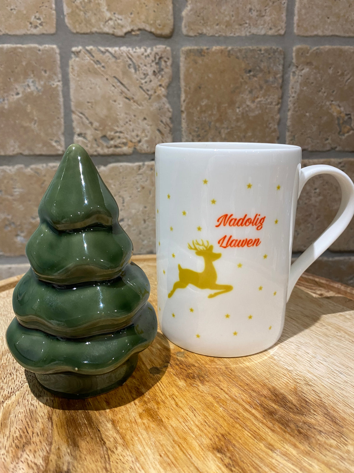 Golden Raindeer Mug